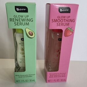 New B Pure Glow Up Renewing And Smoothing Serum 1 Oz Each